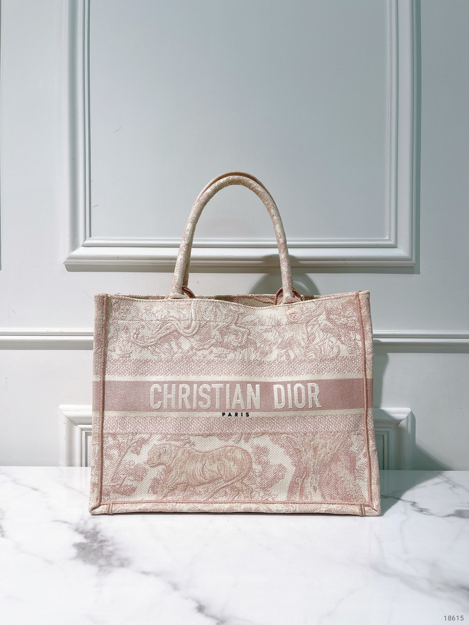 ÉPINE PARIS book tote bag medium pink DIOR MEDIUM BOOK TOTE, Pink 